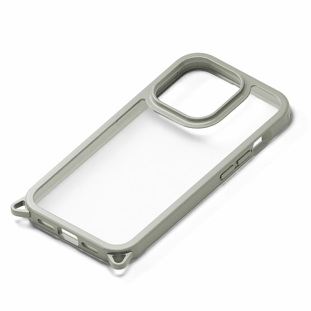 iPhone15 Pro ���ޥۥ����� ���ꥢ���ե����� ���졼 PG-23BPT03GY PGA