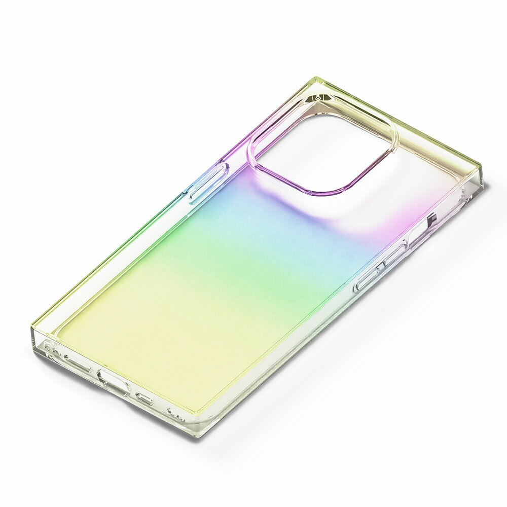 乐天商城 - iPhone15 Pro スマホケース ソフトケース スクエアデザイン オーロラ PG-23BTP04AR PGA