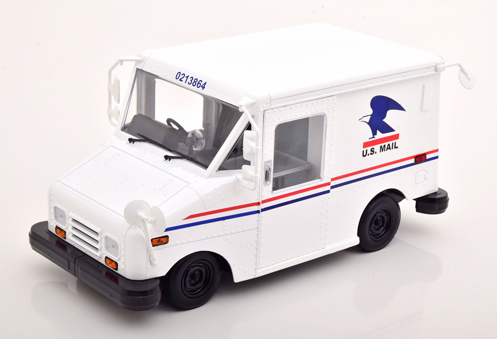 Greenlight グリーンライト 1/18 ミニカー ダイキャストモデル 2010年モデル グラマン GRUMMAN - LLV TRUCK VAN U.S. MAIL POST 2010