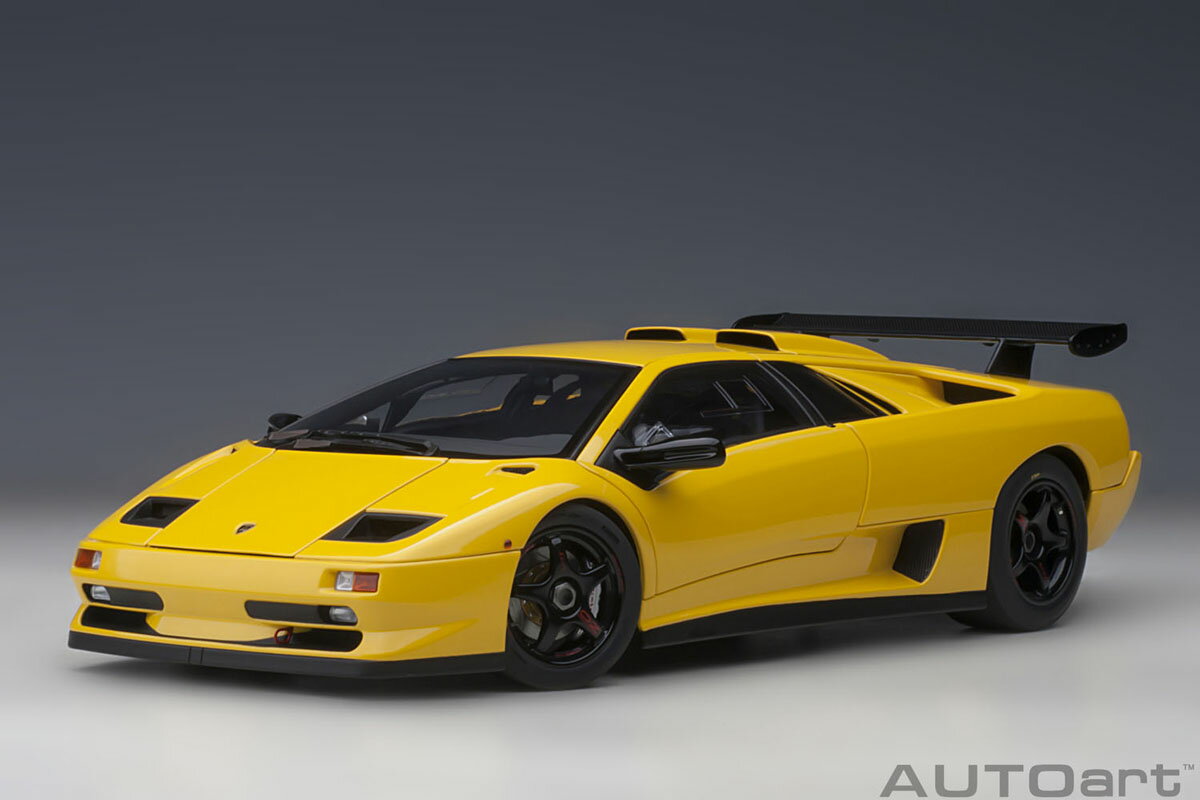 Rakuten - AUTOart オートアート 1/18 ミニカー コンポジットダイキャストモデル 1998年モデル ランボルギーニ ディアブロ Lamborghini Diablo SV-R Supefly Yellow イエロー