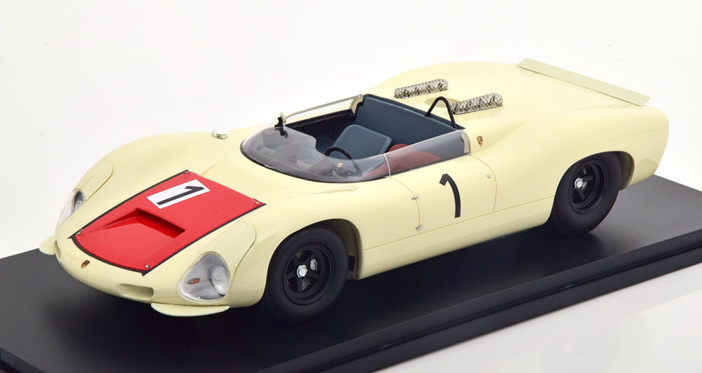 ディー・ティー・ダブリューのMatrix 1/18 ミニカー レジン プロポーションモデル 1967年モデル ポルシェ 910-8 ベルクスパイダー PORSCHE - 910-8 BERGSPIDER 1967｜アングル3