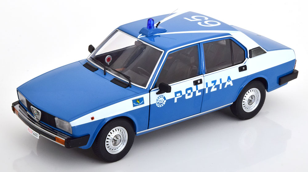 Mitica 1/18 ߥ˥ 㥹ȥǥ 1978ǯǥ եᥪ ALFA ROMEO - ALFETTA 2000 POLIZIA STRADALE (National highway patrol of Italy) 1978 POLICE