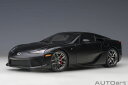 AUTOart オートアート 1/18 ミニカー コンポジットダイキャストモデル 2011年モデル レクサス Lexus LFA マットブラック