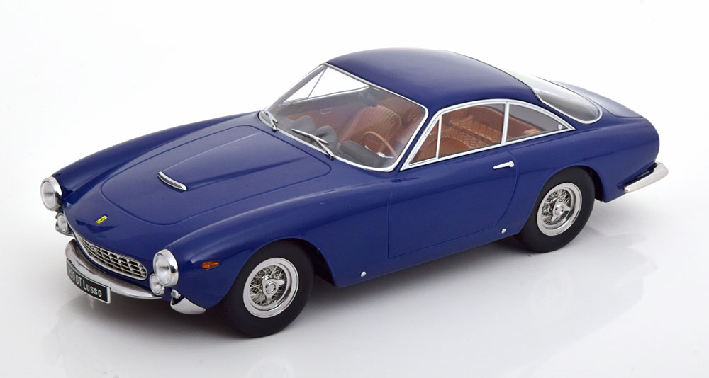Rakuten - KK Scale 1/18 ミニカー ダイキャストモデル 1962年モデル フェラーリ FERRARI - 250 GT LUSSO 1962 ブルー