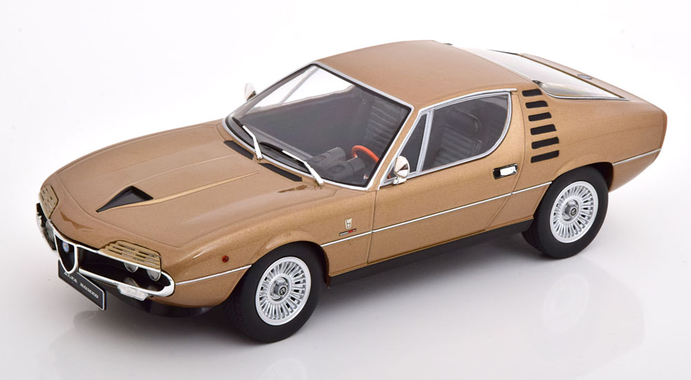 Rakuten - KK Scale 1/18 ミニカー ダイキャストモデル 1970年モデル アルファロメオ モントリオール ALFA ROMEO - MONTREAL BLACK INTERIOR 1970 ブラウンメタリック