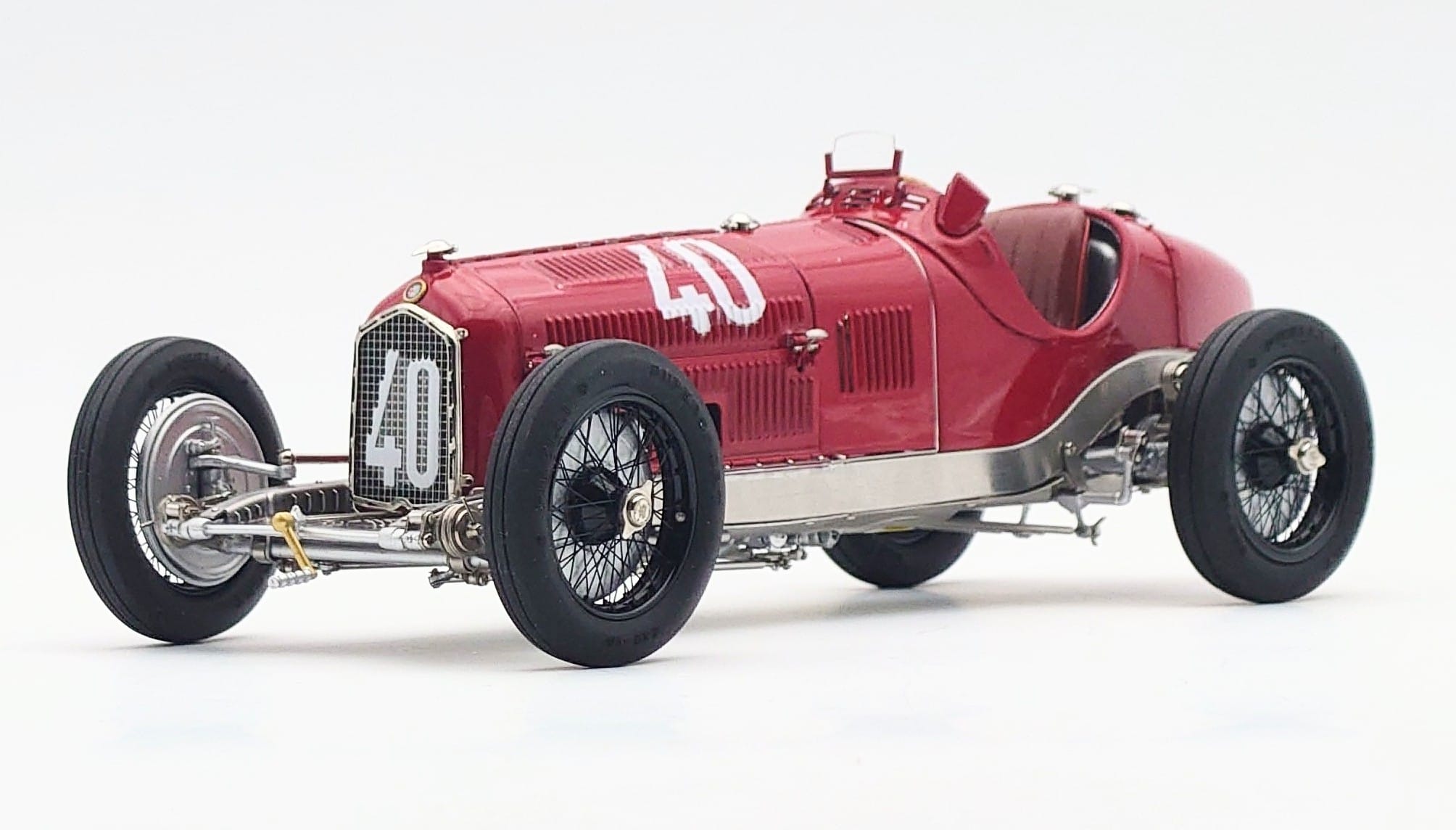 CMC 1/18 ミニカー ダイキャストモデル 1933年フランス コマンジュGP 優勝モデル アルファロメオ ALFA ROMEO - F1 P3 No.40 WINNER COMMINGES GP 1933 Luigi Fagioli