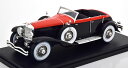 Matrix 1/18 ミニカー レジン プロポーションモデル 1934年モデル デューセンバーグ DUESENBERG - J RIVIERA PHAETON BY BRUNN CABRIOLET OPEN 1934 ブラック・オレンジ