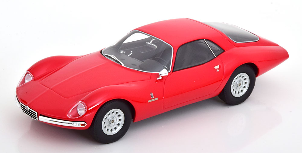 日本未発売モデル Maxima 1/18 ミニカー レジン プロポーションモデル 1965年モデル アルファロメオ ALFA ROMEO GIULIA TZ2 COUPE PININFARINA 1965 レッド