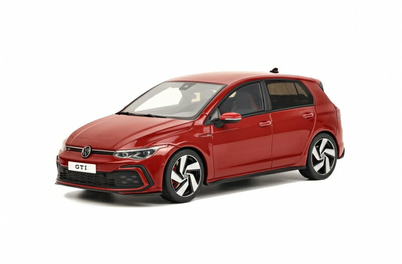 OttO Mobile オットモビル 1/18 ミニカー レジン・プロポーションモデル 2021年モデル フォルクスワーゲン Volkswagen Golf VIII GTI King Red Metallic レッドメタリック