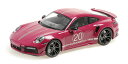 Minichamps ミニチャンプス 1/18 ミニカー ダイキャストモデル 2021年モデル ポルシェ PORSCHE - PORSCHE 911 992 TURBO S COUPE No. 20 SPORT DESIGN 2021 ピンク(3)
