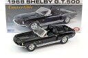 ACME 1/18 ミニカー ダイキャストモデル 1968年モデル フォード シェルビー SHELBY GT500KR CONVERTIBLE 1968 ブラック