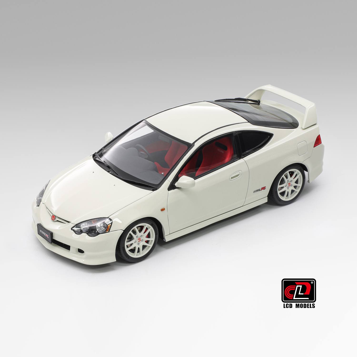LCD Models 1/18 ミニカー ダイキャストモデル 2006年モデル ホンダ HONDA - INTEGRA (DC5) TYPE R 2006 Champion White ホワイト