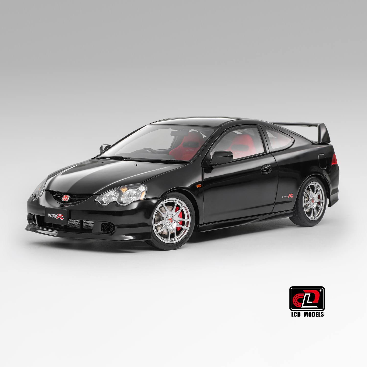 LCD Models 1/18 ミニカー ダイキャストモデル 2006年モデル ホンダ HONDA - INTEGRA (DC5) TYPE R 2006 Pearl Black ブラック