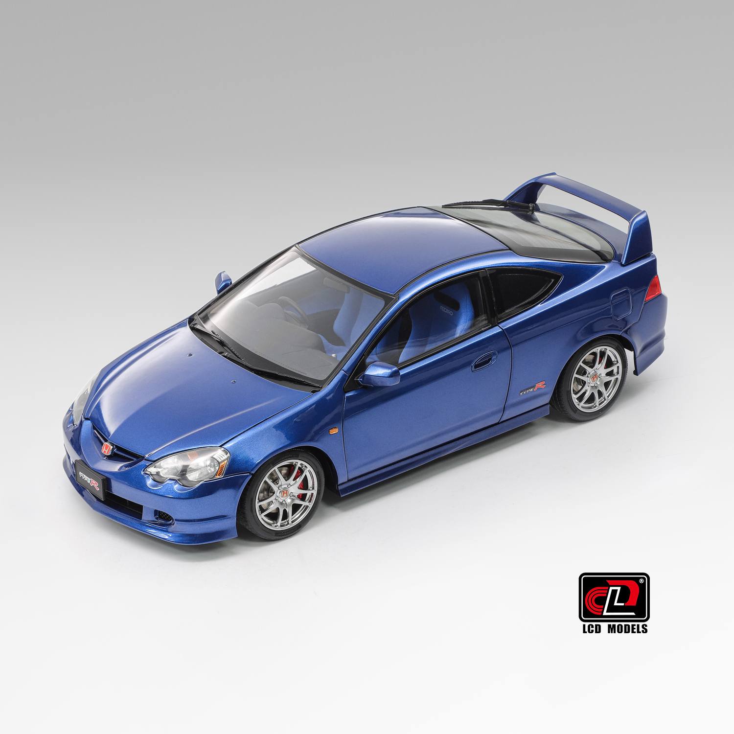 LCD Models 1/18 ミニカー ダイキャストモデル 2006年モデル ホンダ HONDA - INTEGRA (DC5) TYPE R 2006 Eternal Blue ブルー