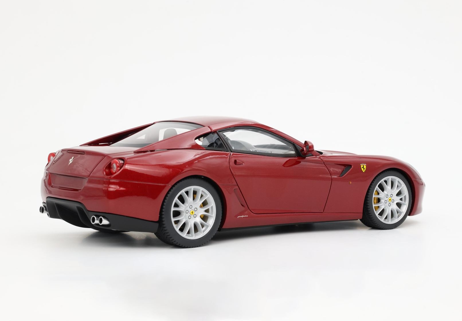 BBR 1/18 ミニカー レジン プロポーションモデル 2006年モデル フェラーリ FERRARI 599 GTB FIORANO 2006 Automatic Gear - made in Italy Fiorano Red ダークレッドメタリック