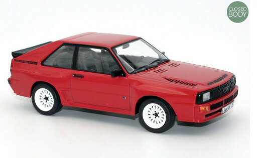Norev 1/18 ミニカー ダイキャストモデル 1985年モデル アウディ Audi Sport quattro 1985 トルネードレッド