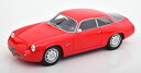 Cult Models カルトモデル 1/18 ミニカー レジン プロポーションモデル 1961年モデル アルファロメオ ジュリエッタ ALFA ROMEO - GIULIETTA SPRINT ZAGATO CODA TRONCA 1961 - ALFA RED アルファレッド