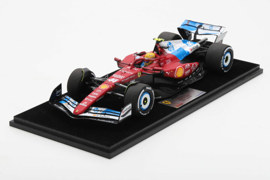 Rakuten - Looksmart 1/18 ミニカー レジン プロポーションモデル 2025年5月マイアミGP フェラーリ FERRARI - F1 SF-25 TEAM SCUDERIA FERRARI HP No.44 MIAMI GP 2025 LEWIS HAMILTON ルイス・ハミルトン
