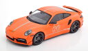 Minichamps ミニチャンプス 1/18 ミニカー ダイキャストモデル 2021年モデル ポルシェ PORSCHE - PORSCHE 911 992 TURBO S COUPE No. 20 SPORT DESIGN 2021 オレンジ