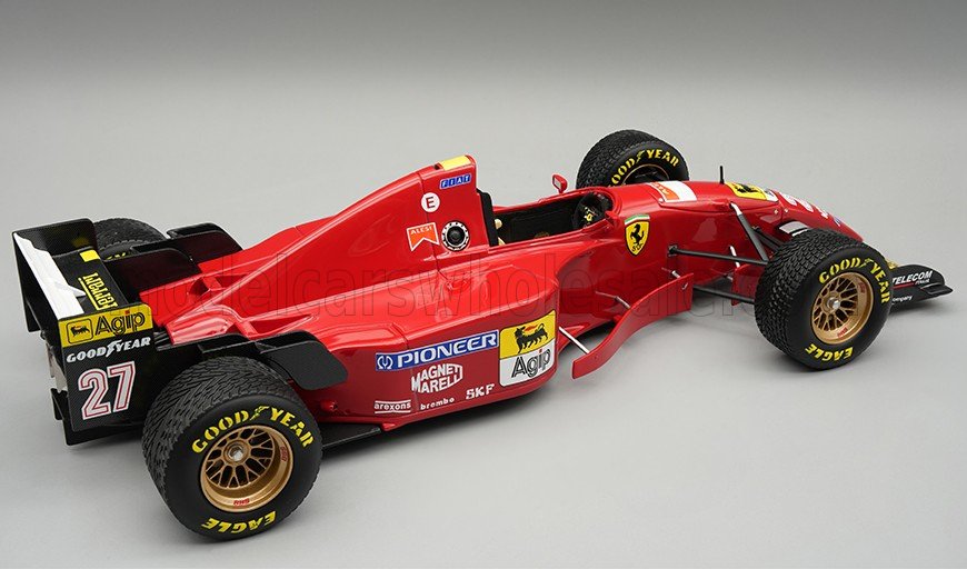 Tecnomodel テクノモデル 1/18 ミニカー レジン プロポーションモデル 1995年日本GP フェラーリ FERRARI - F1 412T2 No.27 JAPAN GP WITH RAIN TIRES 1995 JEAN ALESI ジャン・アレジ レインタイヤ仕様