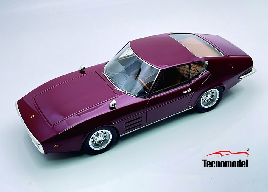 FERRARI - Tecnomodel テクノモデル 1/18 ミニカー レジン プロポーションモデル 1968年モデル フェラーリ FERRARI - 250 GT DROGO 1968 - ROSSO MUGELLO レッド