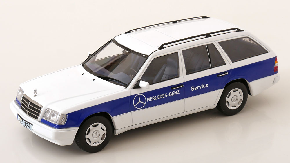 Triple9 1/18 ミニカー レジン・プロポーションモデル 1995年モデル メルセデス ベンツ MERCEDES BENZ - E-CLASS (S124) T-MODEL SW STATION WAGON MERCEDES CAR SERVICE 1995 メルセデスベンツサービスカー