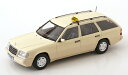 Triple9 1/18 ミニカー レジン・プロポーションモデル 1995年モデル メルセデス ベンツ MERCEDES BENZ - E-CLASS (S124) T-MODEL SW STATION WAGON GERMAN TAXI 1995 アイボリー