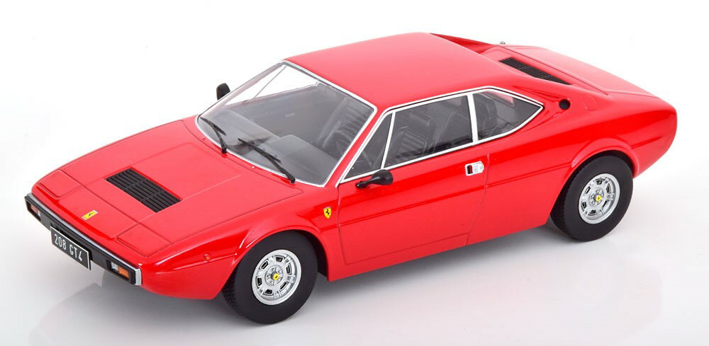 Other - KK Scale 1/18 ミニカー ダイキャストモデル 1975年モデル フェラーリ FERRARI DINO 208 GT4 1975 レッド