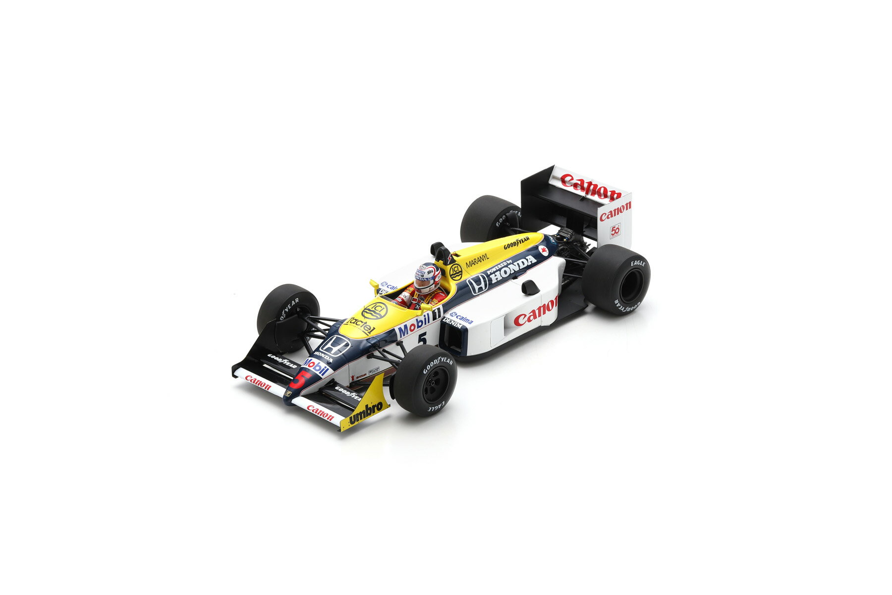 Spark 1/18 ミニカー レジン プロポーションモデル 1987年英国GP 優勝モデル ウィリアムズ Williams FW11B No.5 Winner British GP 1987 Nigel Mansell