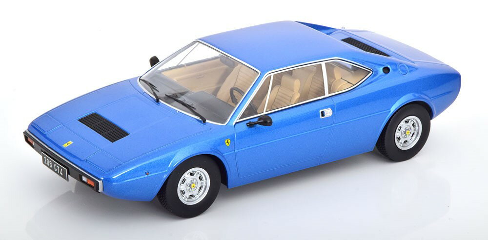Other - KK Scale 1/18 ミニカー ダイキャストモデル 1975年モデル フェラーリ FERRARI DINO 208 GT4 1975 ブルー