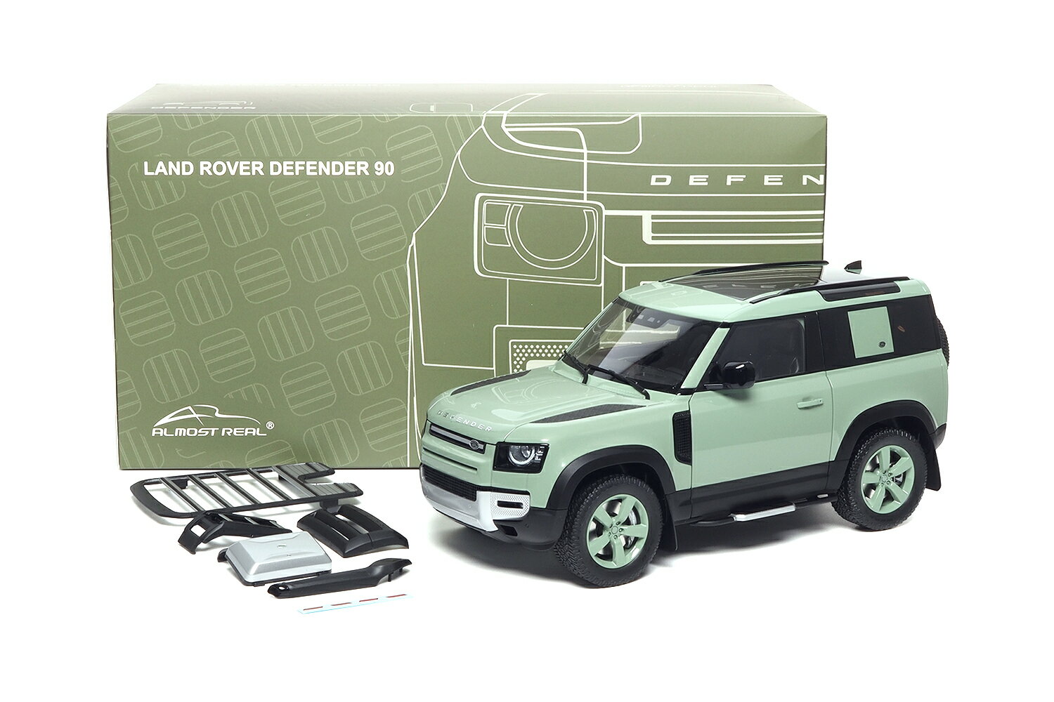 Almost Real 1/18 ミニカー ダイキャストモデル 2023年モデル ランドローバー LAND ROVER - NEW DEFENDER 90 75th LIMITED EDITION 2023