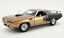 ACME 1/18 ミニカー ダイキャストモデル 1971年モデル プリムス PLYMOUTH HEMI CUDA - SUPER TRACK PACK 1971 Gold Leaf Poly ゴールドメタリック