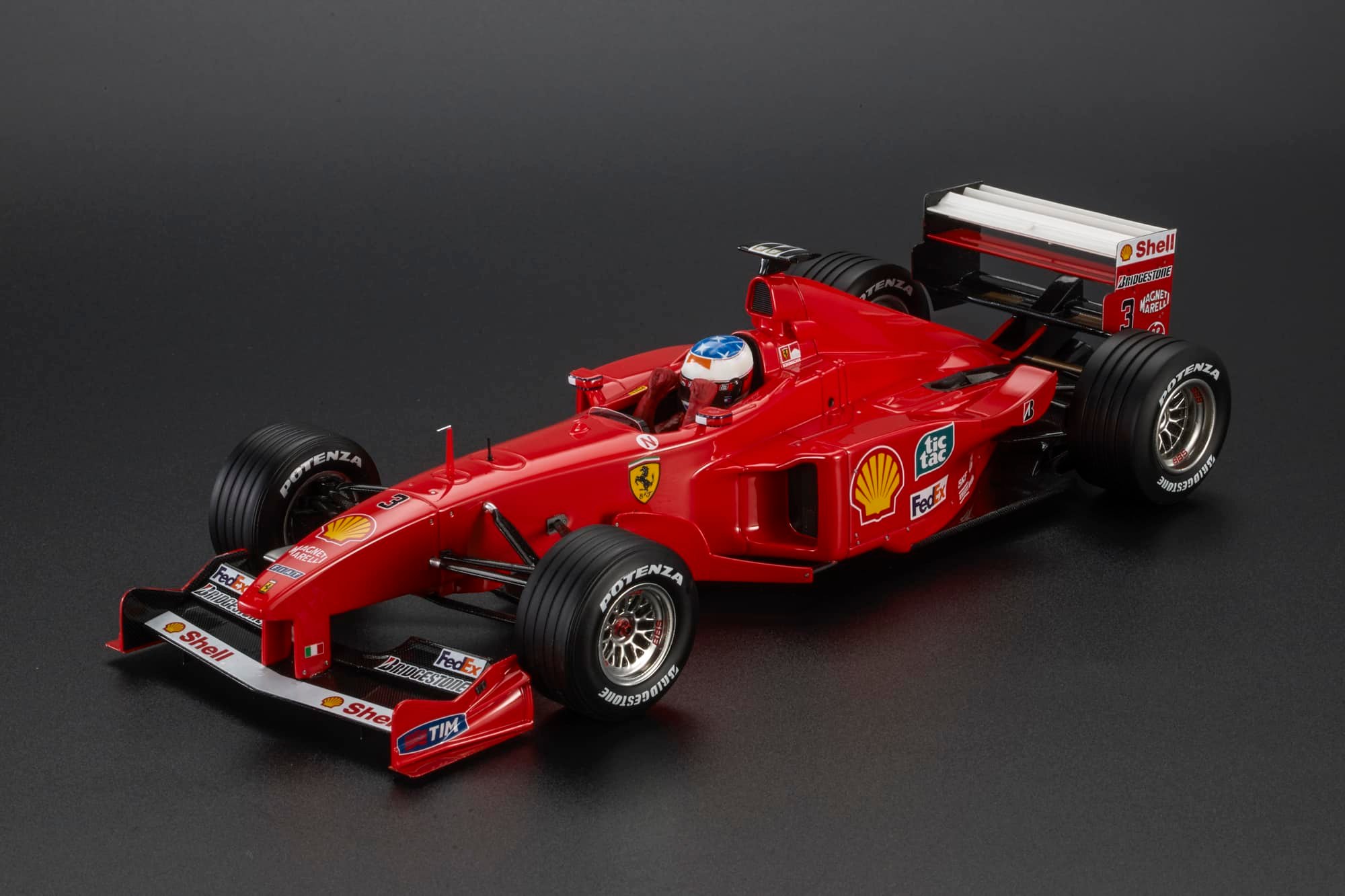 GP Replicas 1/12 ミニカー レジン プロポーションモデル 1999年モナコGP 優勝モデル フェラーリ FERRARI - F1 F399 SCUDERIA FERRARI No.3 WINNER MONACO GP MONTECARLO 1999 MICHAEL SCHUMACHER ドライバーフィギャー付き