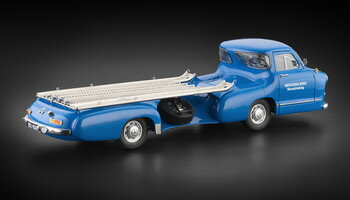 CMC 1:18 1955年モデル メルセデスベンツ カートランスポーター　Blue Wonder Mercedes-Benz Racing Car Transporter 1/18 by CMC