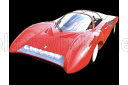 Topmarques トップマルケス 1/18 ミニカー レジン プロポーションモデル 1968年モデル フェラーリ FERRARI 250 P5 1968 レッド