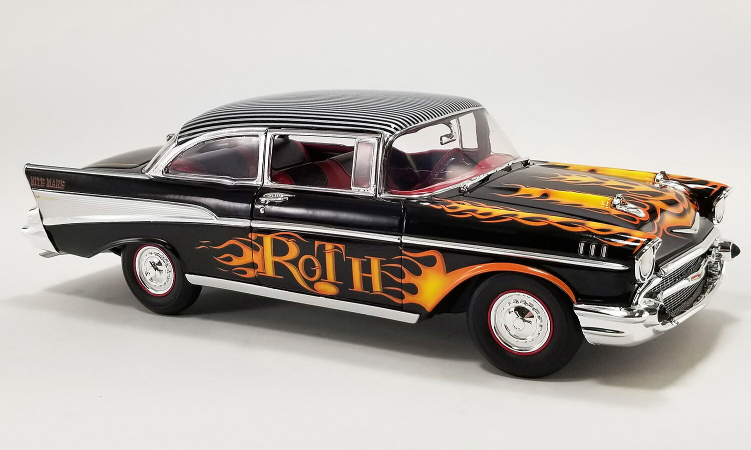 ACME 1/18 ミニカー ダイキャストモデル 1957年モデル シボレー CHEVROLET BEL AIR 1957 BIG DADDY ED ROTH 039 S CUSTOM PAINT SHOP