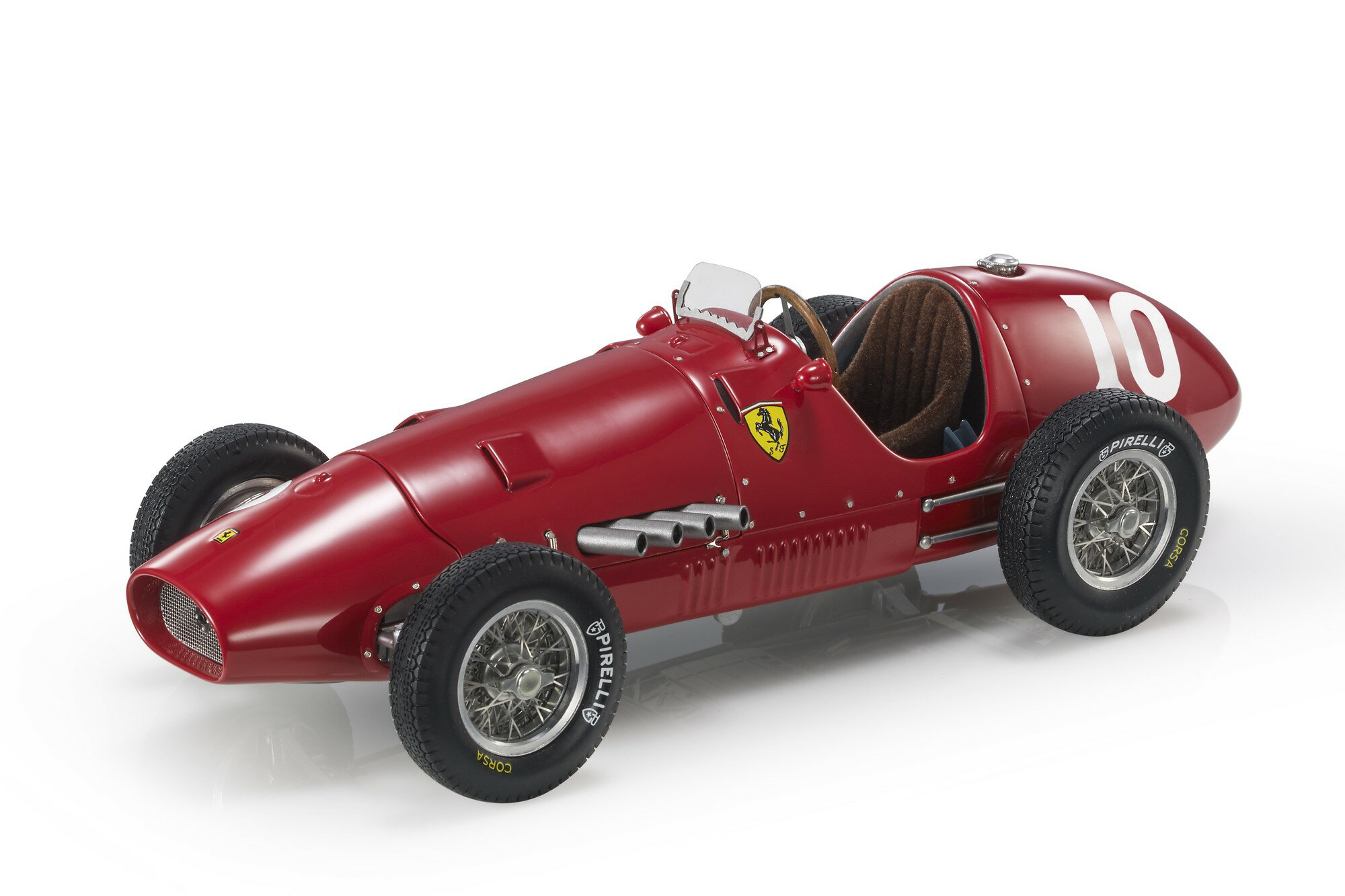 Rakuten - GP Replicas 1/18 ミニカー レジン プロポーションモデル 1952年フランスGP 第2位 フェラーリ FERRARI - F1 500 F2 SCUDERIA FERRARI No.10 2nd FRANCE GP 1952 NINO FARINA