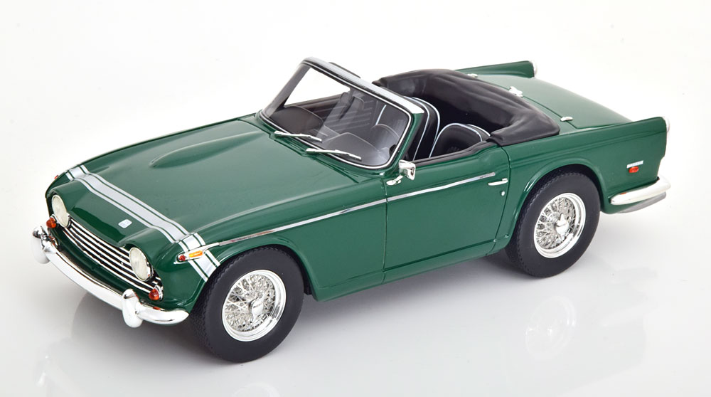 Rakuten - Schuco シュコー 1/18 ミニカー レジン プロポーションモデル 1968年モデル トライアンフ TRIUMPH - TR250 SPIDER OPEN 1968 - GREEN グリーン