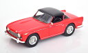 Schuco シュコー 1/18 ミニカー レジン プロポーションモデル 1968年モデル トライアンフ TRIUMPH - TR5 SPIDER CLOSED 1968 - RED BLACK レッド