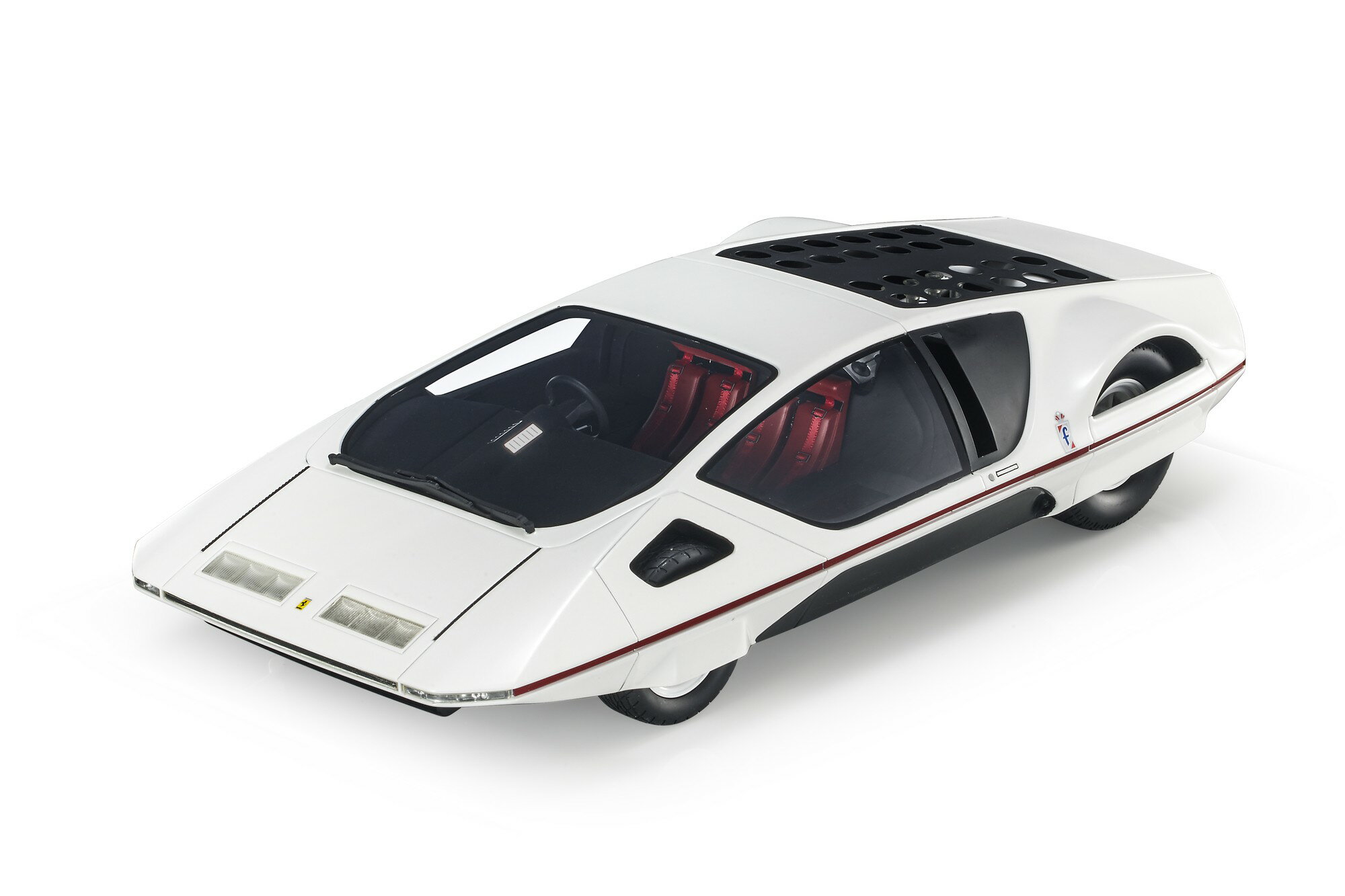 Top Marques トップマルケス 1/12 ミニカー レジン プロポーションモデル 1970年トリノサロン FERRARI - 512S MODULO PININFARINA SALONE DI TORINO 1970 - WHITE ホワイト