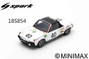 Spark 1/18 ミニカー レジン プロポーションモデル 1970年ルマン24時間 ポルシェ Porsche 914/6 No.40 6th 24H Le Mans 1970 G. Chasseuil -C. Ballot Lena