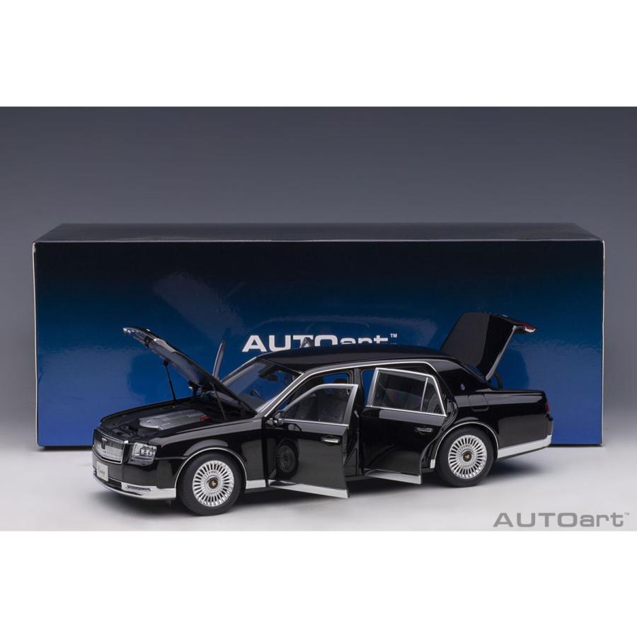 AUTOart オートアート 1/18 コンポジットダイキャストモデル 2018年モデル トヨタ センチュリー 神威 エターナルブラック2018 Toyota Century UWG60 1/18 Eternal Black by AUTOartのサムネイル