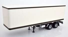 Rakuten - Road King 1/18 ミニカー ダイキャストモデル TRAILER - TRAILER FOR TRUCK ホワイト