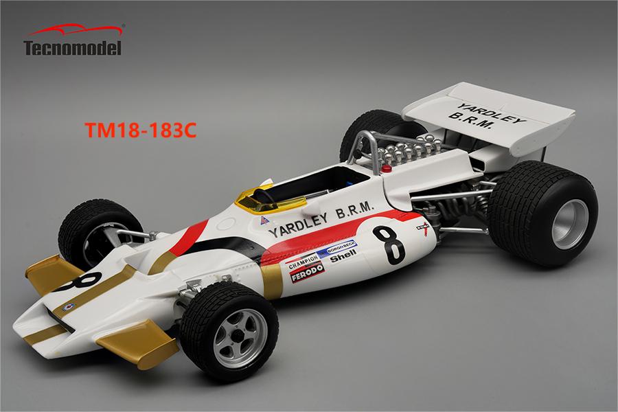 Tecnomodel ƥΥǥ 1/18 ߥ˥ 쥸 ץݡǥ 1971ǯGP 2 BRM F1 P160 No.8 2nd GP DUTCH 1971 PEDRO RODRIGUEZ