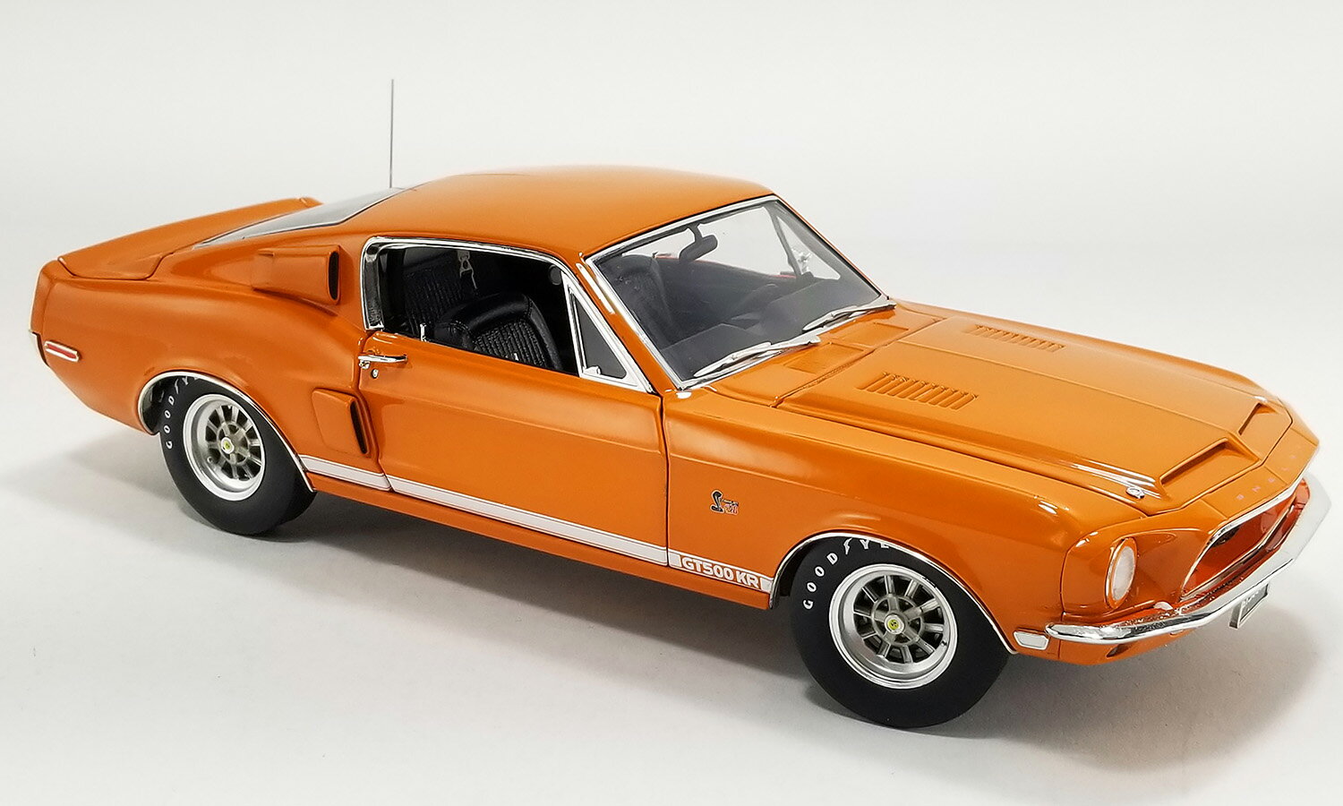 ACME 1/18 ミニカー ダイキャストモデル 1968年モデル フォード シェルビー SHELBY GT500 KR - WT COLOR CODE 5107 - WT #6