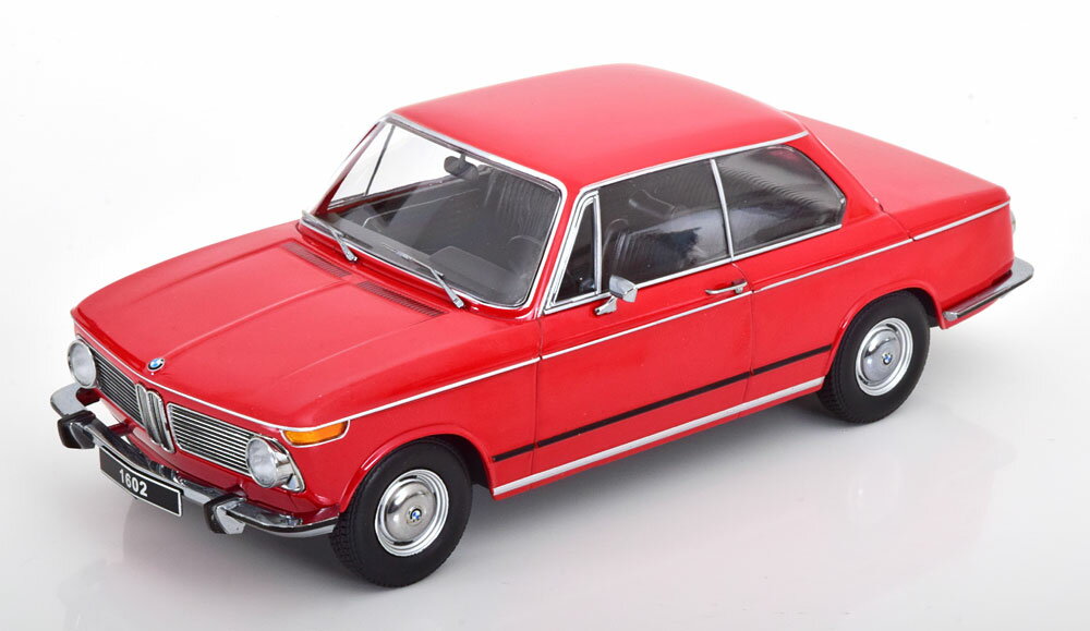 BMW - KK Scale 1/18 ミニカー ダイキャストモデル 1971年モデル BMW 1602 1-SERIES 1971 レッド