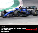 Spark 1/18 ミニカー レジン プロポーションモデル 2023年10月アメリカGP ウィリアムズ レーシング WILLIAMS - F1 FW45 TEAM WILLIAMS RACING No.2 USA GP 2023 Logan Sargeant