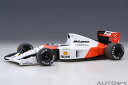 再入荷! AUTOart オートアート 1/18 ミニカー コンポジットダイキャストモデル 1991年日本GP 第2位 マクラーレン McLAREN - F1 MP4/6 HONDA No.1 WORLD CHAMPION 2nd JAPAN GP AYRTON SENNA アイルトン・セナ 1991 - WITH McLAREN LOGO マクラーレン ロゴ入り