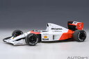 AUTOart オートアート 1/18 ミニカー コンポジットダイキャストモデル 1991年日本GP 第2位 マクラーレン McLAREN - F1 MP4/6 HONDA No.1 WORLD CHAMPION 2nd JAPAN GP AYRTON SENNA アイルトン セナ 1991 - WITH McLAREN LOGO マクラーレン ロゴ入り