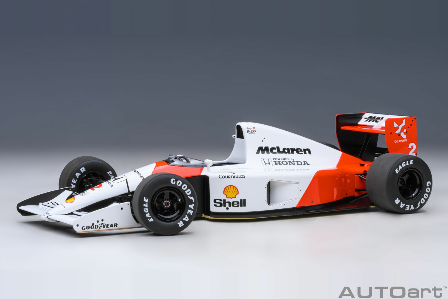 AUTOart オートアート 1/18 ミニカー コンポジットダイキャストモデル 1991年日本GP 優勝モデル マクラーレン McLAREN - F1 MP4/6 HONDA No.2 JAPAN GP 1991 G.BERGER ゲルハルト・ベルガー - WITH McLAREN LOGO マクラーレン ロゴ入り